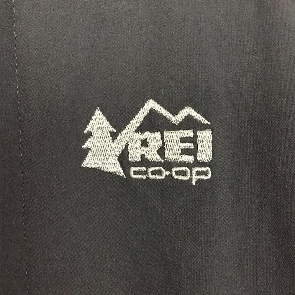 REI Polartec Fleece Outdoor Co Op Black Insulated Zip Front Vest sz Small Med - Picture 3 of 7